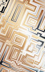 Fototapeta premium Abstract Background. Triangle 3d illustration polygonal art pattern style. Future graphic geometric design. Geometry texture futuristic decoration. Trendy and vibrant modern style template..