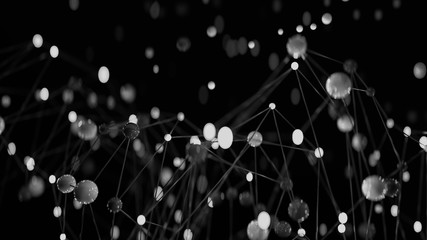 Obraz premium Concept of network and internet communication 3D render