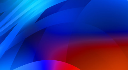 Abstract background with colorful gradient. Vibrant graphic wallpaper with stripes design. Fluid 2D illustration of modern movement.