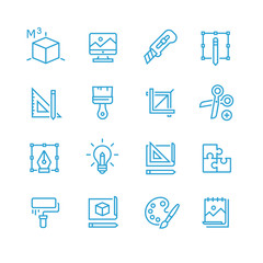 Web and graphic design icons