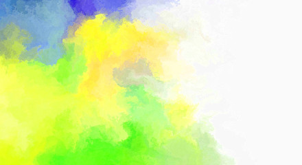 Watercolor painted background. Abstract Illustration wallpaper. Brush stroked painting. 2D Illustration.