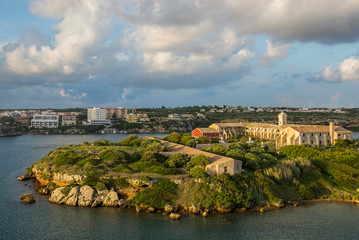 Mahon / Spain 28.09.2015.Panoramic view of the city of Mahon