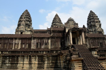 Angkor Wat temple represents the abode of Hinduism's ancient gods