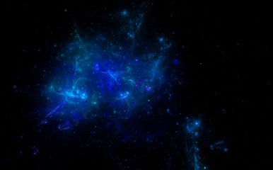 Star field background . Starry outer space background texture . Space missions, travel.