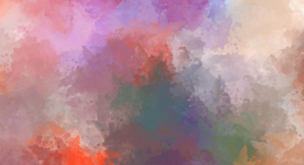Brushed Painted Abstract Background. Brush stroked painting. Artistic vibrant and colorful wallpaper..