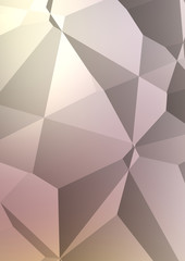 Polygonal background. Colorful wallpaper with geometric design. Digital 3d illustration.