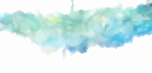 Watercolor painted background. Abstract Illustration wallpaper. Brush stroked painting. 2D Illustration.