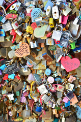 Obraz premium N Seoul Tower is one of the iconic symbols of Seoul, couples head to the tower to lock their 