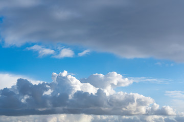 Imposing clouds hanging over Zoetermeer, Netherlands 1
