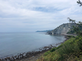 Coastline in the Basque Country