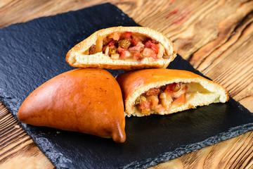 homemade apple and raisin bun