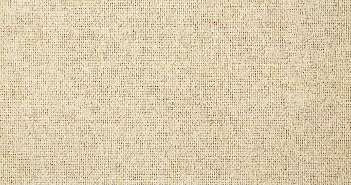 Natural linen material textile canvas texture background video