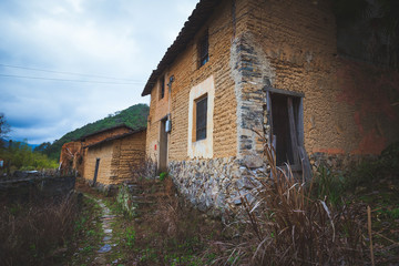 countryside landscape of China's traditional village