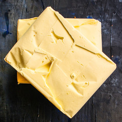 butter Margarine (spread product) menu concept. background, copy space for text