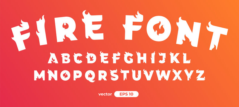 33 587 Best Flame Font Images Stock Photos Vectors Adobe Stock