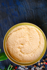 cod roe seafood semi-finished, caviar codfish Menu concept. food background. top view copy space for text