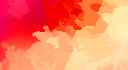 Brushed Painted Abstract Background. Brush stroked painting. Artistic vibrant and colorful wallpaper.