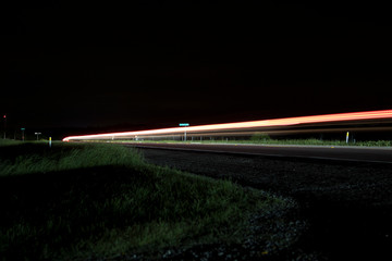 highway car long exposure