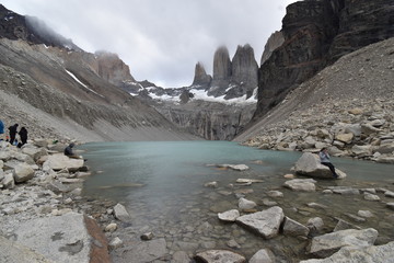 Base de las Torres in Torres del Paine National Park in Chile, Patagonia