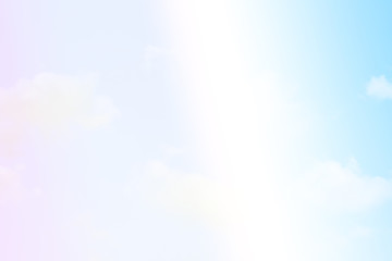 Blue sky white cloud white background. Beautiful sky and clouds in the afternoon.