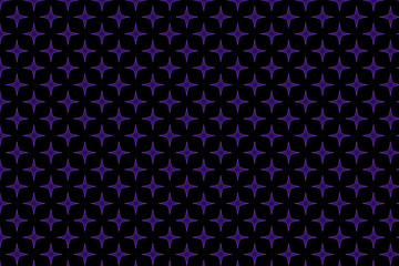 Abstract Purple Stars Pattern