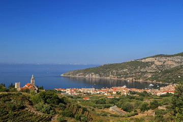 Fototapeta na wymiar St. Nicholas Monastery in Komiza, Vis island, Croatia