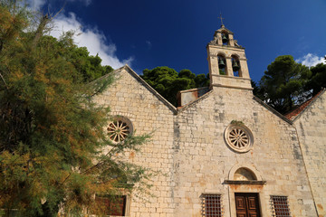 The church of Our Lady of Pirates in Komiza, Vis island, Croatia