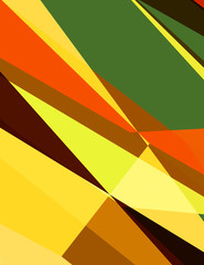 Trendy geometric abstract background in minimalistic flat style with dynamic composition.