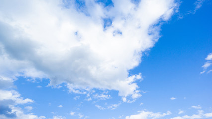 Nature blue sky background with cloud