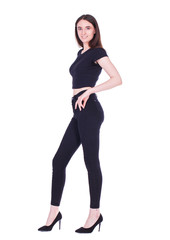 Fototapeta premium Fashion portrait of a young beautiful woman