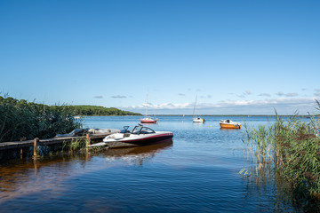 Fototapeta na wymiar Le lac de Lacanau (Gironde, France) 