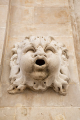 Sculpture lion, Dubrovnik, Croatia