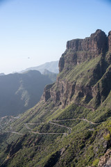 Fototapeta premium view of mountains