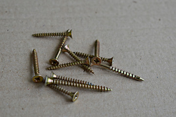 Self-tapping screws are used to connect the two parts by twisting with a screwdriver or screwdriver.