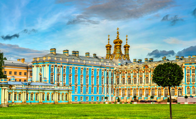 Church of the Resurrection at the Catherine Palace in Tsarskoye Selo - Saint Petersburg, Russia