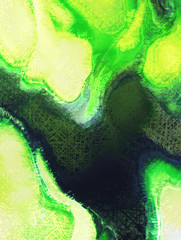 Modern art. Colorful contemporary artwork. Color strokes of paint. Brushstrokes on abstract background. Brush painting.