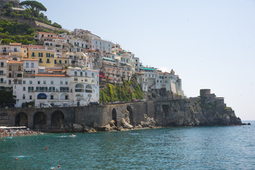 Naklejka premium view of manarola cinque terre italy