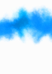 Watercolor painted background. Abstract Illustration wallpaper. Brush stroked painting. 2D Illustration.