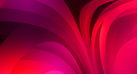 Abstract background with colorful gradient. Vibrant graphic wallpaper with stripes design. Fluid 2D illustration of modern movement.