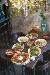 food in restaurant