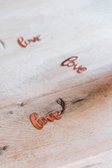 Wedding Table Decoration and name tags for the wedding breakfast