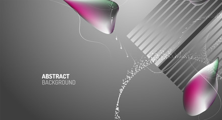 Fluid liquid color gradient background design. Vector illustration