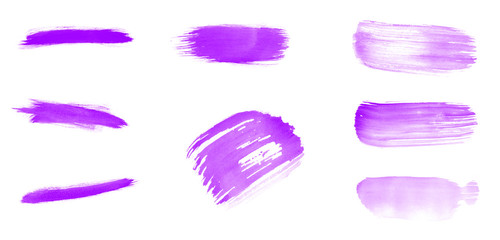 Beautiful set of watercolor brushes for painting