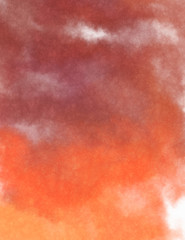 Watercolor painted background. Abstract Illustration wallpaper. Brush stroked painting. 2D Illustration.