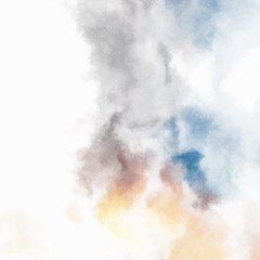 Watercolor painted background. Abstract Illustration wallpaper. Brush stroked painting. 2D Illustration.