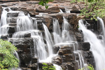 Obraz premium waterfall milky water long exposure