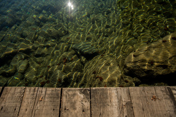 vue dans l'eau 