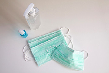 medical mask isolated on white background