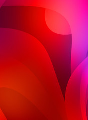 Abstract background with colorful gradient. Vibrant graphic wallpaper with stripes design. Fluid 2D illustration of modern movement.