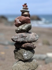 Cairn Portrait Mode Beach